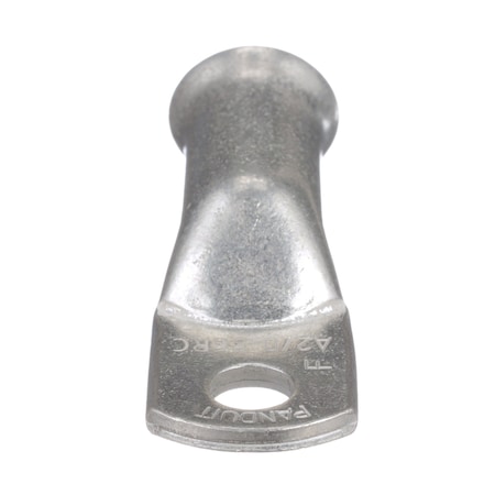 Panduit One-Hole Compression Lug, 6 AWG Max, 1/2 in Stud, Standard Barrel, Copper, None, 100 PK A6-56R-C